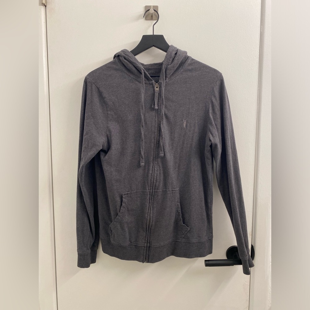 All Saints Zip Up Hoodie
